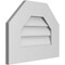 Ekena Millwork Octagonal Top Surface Mount PVC Gable Vent w/ 3-1/2"W x 1"P Standard Frame, 18"W x 14"H GVPOT18X1401SN - alternate 2